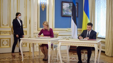 Эстония подписала документ о готовности поддержать вступление Украины в ЕС