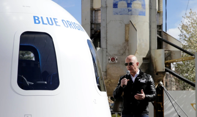 Основатель Amazon и его брат полетят в космос на корабле New Shepard