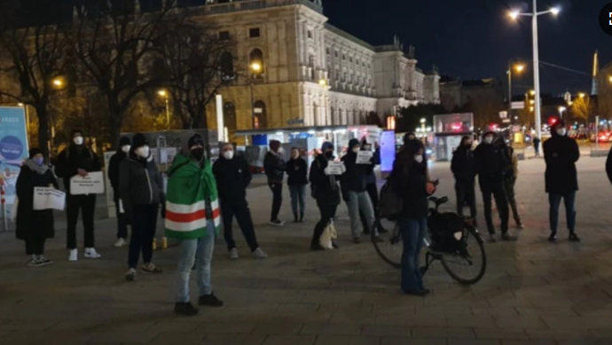 В Вене прошел митинг чеченцев против депортации и репрессий