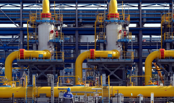 «Газпром» прекратил поставку газа компаниям Shell и Ostred