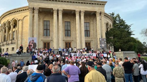 „არა რუსულ კანონს“ – მსვლელობა ქუთაისშიც გაიმართა