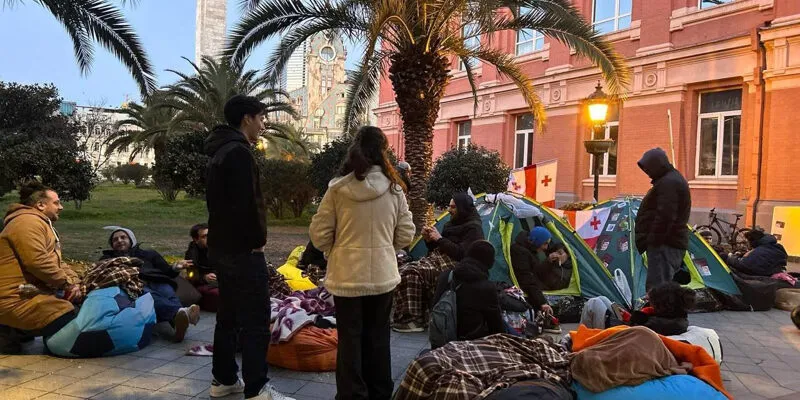 В Батуми второй день проходит акция с требованием освобождения Мзии Амаглобели