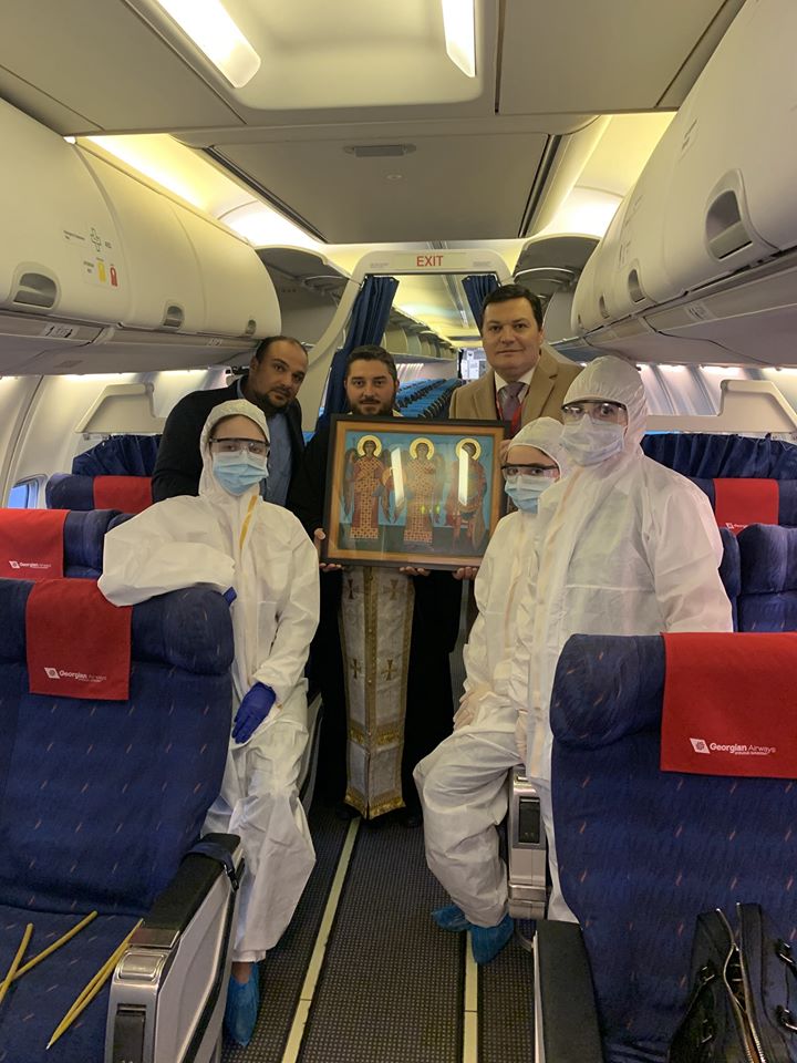 "Georgian Airways" სპეცრეისებს პატრიარქის ნაჩუქარი ხატით შეასრულებს