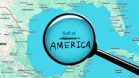Google Maps переименовали Мексиканский залив в Американский