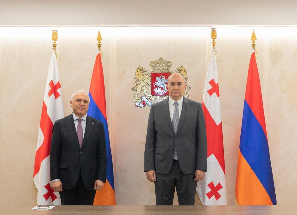 Georgian Defence Minister meets new Armenian Ambassador