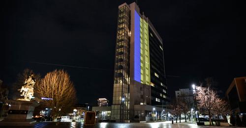 Косово, независимость которого не признает Украина, провело акцию солидарности с Киевом