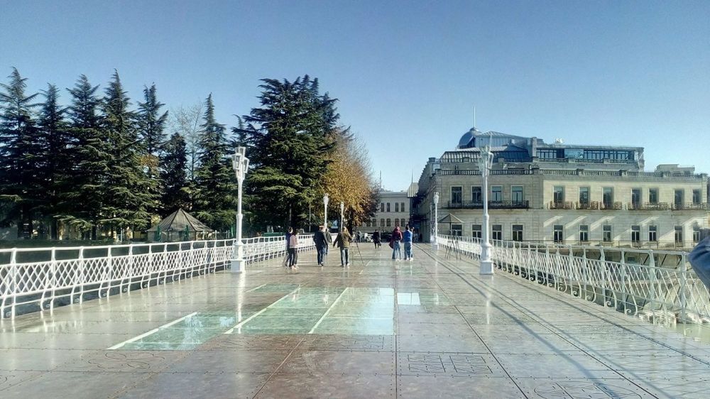 დეპუტატი: "თეთრი ხიდი" დაზიანებულია, ზედაპირი უსაფრთხო აღარაა მოქალაქეებისთვის!