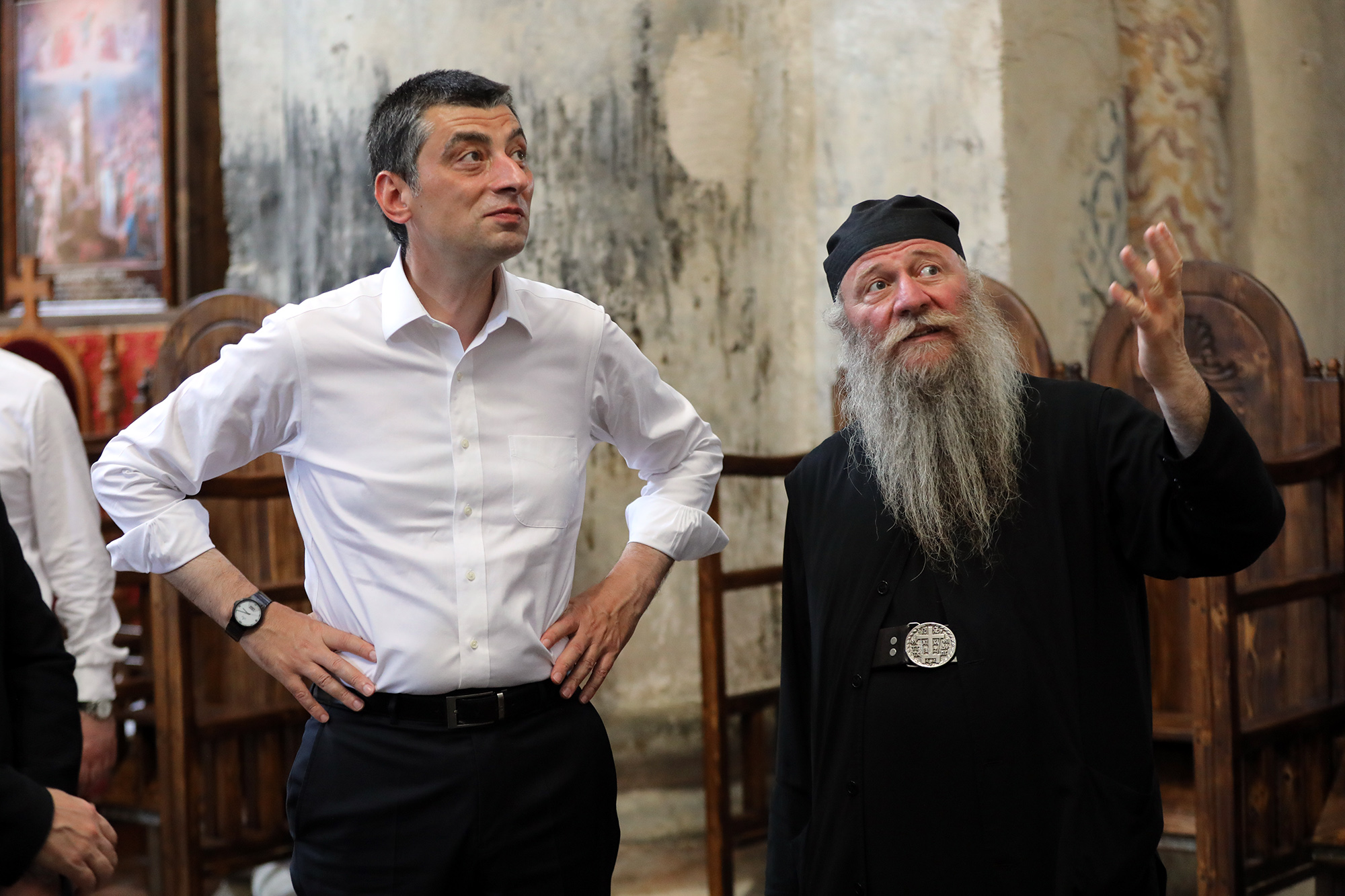„ქართული ოცნების“ ლიდერები ალავერდის მონასტერში იმყოფებოდნენ
