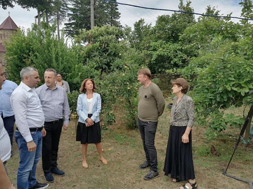 ეკატერინე ტიკარაძემ გურიის რეგიონში ეკომიგრანტი ოჯახებისთვის გადაცემული სახლები დაათვალიერა